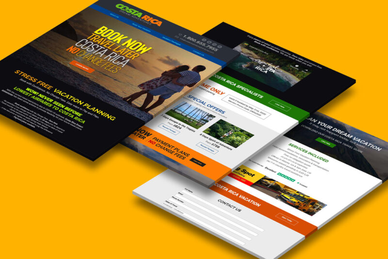 Landing page project