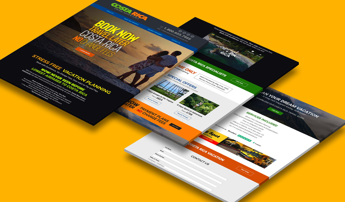Landing page project
